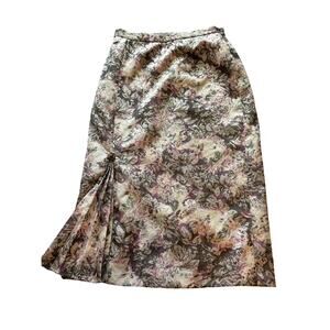 Ashro Metallic Multicolor Formal Dinner Church Shiny Skirt Size 12